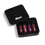 Set of 4 Smudge Me Not Liquid Mini Lipstick 1.1 ml Each - Bold