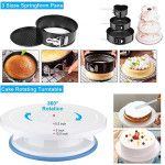 Cake Decorating Supplies 489pcs, Baking Tools Set for Cakes，