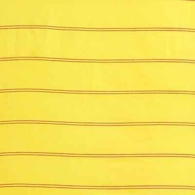 Yellow & White Pure Cotton Saree